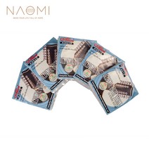 NAOMI 기타 현 5 세트 12 현 기타 줄 구리 합금 상처 12 현 기타 부품 액세서리, 한개옵션0