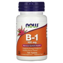 나우푸드 비타민B-1 100mg 100정 x 3개