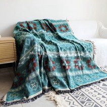 WARM보헤미안 감성 러그 캠핑카 담요 차박이불 대형커버 인디언 패턴 디자인 거실쇼파 블랭킷 집인테리어