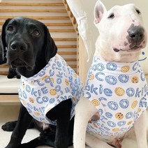 골든독 버터쿠키 민소매티 티셔츠 2XL-9XL 중형견 대형견 프렌치불독 웰시코기 잉글리쉬불독 아메리칸불리 리트리버 옷, 핑크