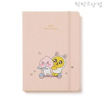 카카오프렌즈 2023 다이어리 어피치 1p 날짜형 수첩 스케줄러 메모 필기 팬시 업무용 직장인 회사 플래너 라이언