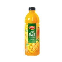 칠성 탕비실 손님대접 가족간식 델몬트 팜앤홈망고 주스 과즙음료 과일주스 생과일 1.2L 6개, 14세트