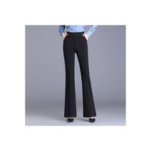 화이트 스판 정장 검정 나팔 팬츠, 청바지/슬랙스/면팬츠/밴딩/빅사이즈/S~4XL/와이드팬