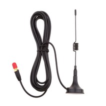 Kenwood Baofeng WOXUN 용 SMA-F UHF VHF 자기 차량 탑재 안테나, 한개옵션0