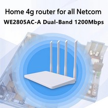 휴대용 라우터 Wiflyer 4G 라우터 1200Mbps LTE 무선 WiFi 2.4G 5GHz SIM 카드 내장 모뎀 핫스팟 인터넷 액, 01 300Mbps 2.4Ghz