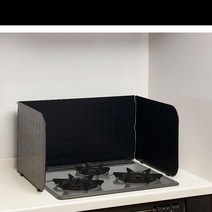 belca 베라스코트 가스렌지 가드 RGS-3 RGS-3BK, 1개, 블랙