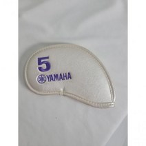 야마하 CS 5번 아이언커버 정품 화이트, 단품