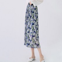러블리 꽃무늬 페미닌 꾸안꾸 봄 여름 여성 스커트