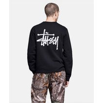 정품 stussy 스투시 기본로고 맨투맨 티셔츠 - 항공배송으로 빠르게 보내드립니다.