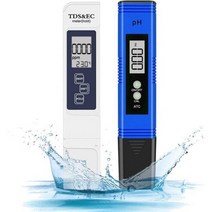 EC측정기 수영장 및 아쿠아리움용 디지털 수질 측정기 PHTDSEC온도 TDS PH 수족관용 테스터, 은