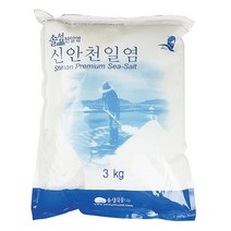 신안 국산천일염 소금 간수뺀 신안소금 3kg, 5개