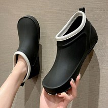 여자 숏장화 레인부츠 앵클 식당 주방 물청소 신발 가벼운 첼시 패션 발목 비올때