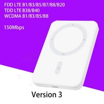 잠금 해제 4G Lte 라우터 무선 와이파이 휴대용 모뎀 미니 야외 핫스팟 포켓 Mifi 150mbps Sim 카드 슬롯 리피터 모바일, Version 3