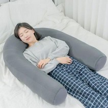베개 필로우 목쿠션 배개 숙면 U자 바디 롱 긴, 단품