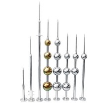 피뢰침 접지봉 번개 피뢰기 낙뢰 접지 시공 전류 공사, 스테인레스 스틸 이중 공 피뢰침 1m