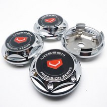 휠캡 4pcs 68mm Vossen 휠 허브 센터 캡 자동차 림 교체 방진 커버 스타일링 액세서리, 06 F, 4개