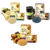 Bs2 무궁화 목욕비누 때비누 5곡때비누 허니율피 참숯때비 _ 22121098EA, 3.참숯때비누, 본상품선택