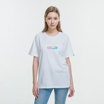 클로니아 유니트 라운드 면 반팔 티셔츠 ES3T91