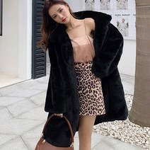 2507 여성 하이넥 페이크 퍼자켓 털 롱 코트