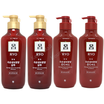 (주)아모레퍼시픽 [무료배송]려 함빛 극손상&영양 (샴푸2+컨디셔너2)550ml, 1세트