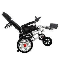 전동 휠체어 접이식 경량 장애인 노인 지능형 여행용, 12A 납산 배터리 수명 12~16km