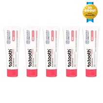 메디덴코 투투스 맘 무불소 임산부 치약 95g, 5개