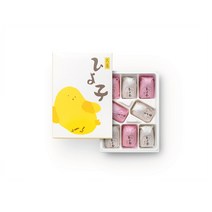 일본 도쿄 히요코 홍백 병아리 만쥬 빵 8개입, 8개