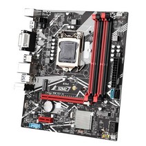 B75-S LGA 1155 마더보드 세트 M.2 SSD 지원 4*DDR3 PC 메모리 듀얼 채널 USB3.0 SATA3.0 인터페이스, 22.35cmx19.5cm, 검은색, PCB