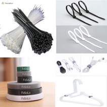 케이블 벨크로 타이 전선 정리 컴퓨터 충전기 선, 500ea