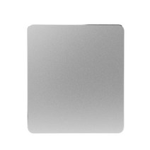 스티칭 가장자리가있는 대형 게임 마우스 패드 게이머를위한 알루미늄 마우스 패드 데스크 매트, Silver