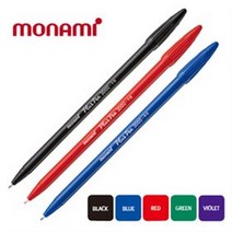 모나미/수성펜 프러스펜 3000 1타12입/사인펜, 보라색