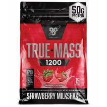 비에스엔 트루매스 1200 프로틴 & 탄수화물 드링크 믹스 딸기맛 4.65Kg, 1개, 기본