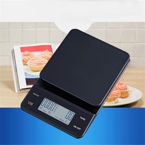 커피저울 주방 계량 전자저울 가정용 이유식 베이킹 USB 충전 커피 전자 디지털 방수 스마트 3kg0.1g 타이머가 있는 정밀 식품, USB 충전 3kg-0.1g