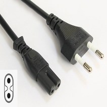 국산 220V 5m 8자코드 AC케이블 전기전원선 게임기 오디오 컴퓨터노트북 PC모니터아답터 어댑터 파워연장선