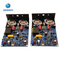 AV리시버 올인원앰프 미니앰프 한 쌍의 quad405 클론 mj15024 100w 8r diy 키트 완성 baord 듀얼 채널 앰프 보드 wangle 알루미늄, 키트 없음 전원 튜브