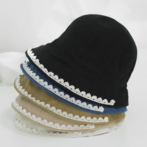 레이스버킷햇 밴딩 육각모자 엄마선물 여행 쌩얼모자