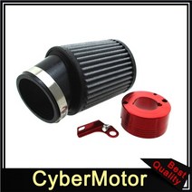 패러글라이딩장비 11Hp 혼다 GX340 클론 엔진 용 어댑터가 있는 62mm 에어 필터 카트 잔디 깎는 기계 미니, 03 Red