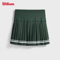 Wilson 여성용 테니스 스커트 화이트 그린