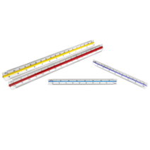 삼각스케일자 30cm 저배율