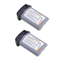 배터리 카메라용 밧데리 PowerTrust 캐논 LPE19 EOS 1D X 마크 II 디지털 카메라용 배터리 팩 3400mAh LP, 02 2Battery