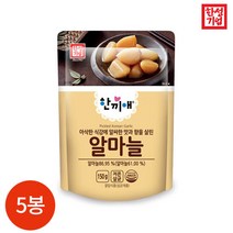 한성기업 한끼애 알마늘 짱아찌 150g x 5봉, 단품