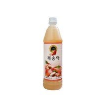 청솔 복숭아 음료베이스 835ml / 과일원액, 2개
