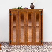 원목 접이식루바공간장(Natural), 단품