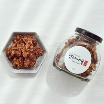 직접 구운 수제간식 호두강정 호두정과 아몬드정과 허니버터 시나몬 답례품 선물세트, 2구 선물박스 추가