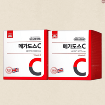 메가도스C 3000 3g x 100포 고려은단 고함량 비타민C X 2개, 메가도스C 3000 100포 x 2개, 쇼핑백 O (+0원), 30정
