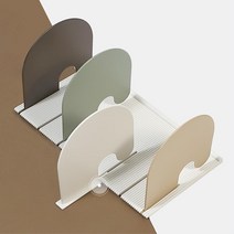 간이 책꽂이 잡지 도서 북엔드 정리함 프리랜서 데스크꾸미기 작업실 기숙사 분칸막이, 레드/옐로우