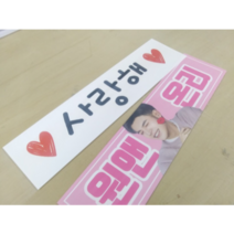더올샵 미니 현수막 제작 - 슬로건 굿즈 응원 생일 프로포즈 웨딩 동호회 산악회 플랜카드, 문구형