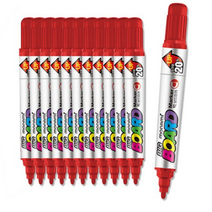 모나미 점보형 빅 보드마카, 0레드, 12개