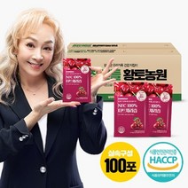 참앤들황토농원 (100포)NFC 착즙 100 포도즙 100ml 100포 실속포장, 없음