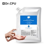 Dr.CPU 이도 손 소독제 스프레이 액상 리필 파우치 500ml 손소독제, 8개